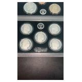 2022 Silver proof set with 999 fine quarters! 90% silver half dollar and dime.