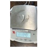 .999 fine silver cast into a bear claw