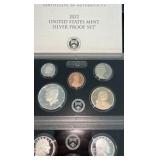 2022 Silver proof set with 999 fine quarters! 90% silver half dollar and dime.