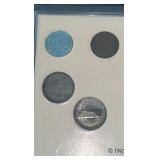 Workd War 2 Nickel and Penny set, Silver Nickels!