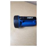 Dorcy Flashlight and Red Gas Can with Strainer