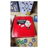 Audubon Puzzle, New York Times Crossword Puzzle, and More Games and Poker Chips