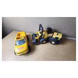 Tonka Dump Truck and Front Loader Toy Set