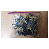 Military toy soldier figures in bags