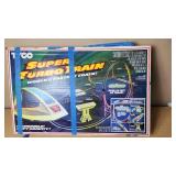 Tyco Super Turbo Train Set with Track and Accessories - Uncounted