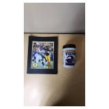 Jack Ham and Cris Carter TimeWarp Photo Autographed by Jack Ham numbered 0254 out of 5000