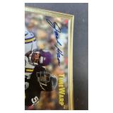 Jack Ham and Cris Carter TimeWarp Photo Autographed by Jack Ham numbered 0254 out of 5000