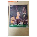 Lot of 2 Dale Ellis Basketball Photos and Chicago Bulls Wheaties Box Commemorating 3-Peat Championship