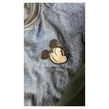 Mickey Mouse Denim Jacket Size XL and Towel