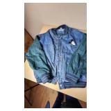 Mickey Mouse Denim Jacket Size XL and Towel