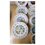 Huge Lot of State-themed Decorative Plates Collection including Virginia, Vermont, West Virginia, and more