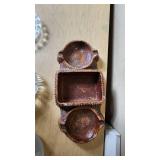 Lot of Souvenir and Glass Ashtrays Including Olentangy Caverns Piece