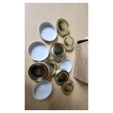 Mason Jar Caps, Decorative Vases, and Disney Collector Glasses