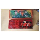 Coca-Cola and Elvis Collectible Tins and Tray