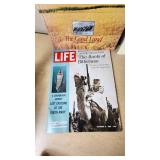 Collection of Magazines Including National Geographic, Life, and National Enquirer