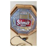 Schmidt Beer Lighted Sign