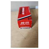Federal Hi-Power .22 Long Rifle Hollow Point Ammunition Box No. 712