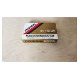 Federal 2-3/4" 12 GA Magnum Buckshot 5 Shotshells Box