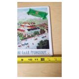 Exportbrauerei Justus Hildebrand Pfungstadt Metal Sign and Budweiser Select Display