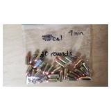 Lot of 50 Rounds of 9mm
