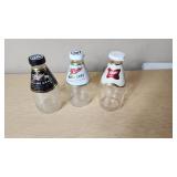 Miller Genuine Draft and High Life Beer Bottles