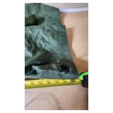 Military Canvas Duffel Bag with Strap and Grommets