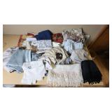 Fabric and Textile Lot including Various Patterns and Styles