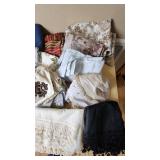 Fabric and Textile Lot including Various Patterns and Styles