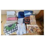 Assorted Tablecloths and Fabric Items