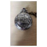 Details Quartz Pocket Watch with Chain