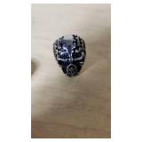 Large Skill Rings and One Clear Stone Ring