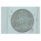 1996 ascension Island 50 Pence Coin. Copper-nickel.