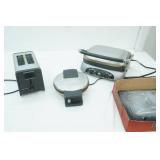 GE 4 in 1 Grill, Stainless Steel Toaster, Stainless Waffle Maker