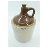 Antique Two-Toned Crock Jug. Large