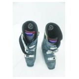 Snow Skis, Boots, Poles, and Bag