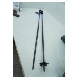 Snow Skis, Boots, Poles, and Bag