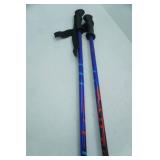 Snow Skis, Boots, Poles, and Bag