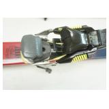 Snow Skis, Boots, Poles, and Bag