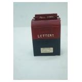 Vintage Cast Iron Coin Bank US Mailbox 1940s/1950s
