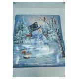 NEW Winter Scene Magnetic Artwork. Refrigerator/Dishwasher