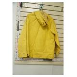 Yellow Rain Jacket Size L