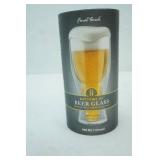 Final Touch Bottoms Up Double wall Beer glass