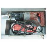 Milwaukee Sawzall and Metal case w/extra blades