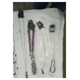 Jewelry LotL NEW Paparazzi Fashion Jewelry Long Necklace and Earring Set. Yellow & Purple Theme