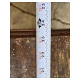 Wooden Cabinet with Hinged Door and Open Shelf