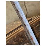 Wooden Cabinet with Hinged Door and Open Shelf