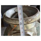 Vintage Steel Milk Can with Lid