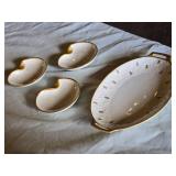 Porcelain Serving Dishes Including PMR Bavaria Tirschenreuth and Forst Bavaria Germany