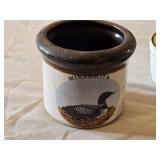 Dekrech Originals Stoneware Pottery, Acopa Ramekin, and Vintage Crock