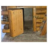 Handcrafted Wooden Cabin Birdhouse - Norwegian Stabbur Style